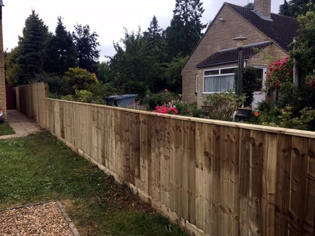 Close board fencing in Witney